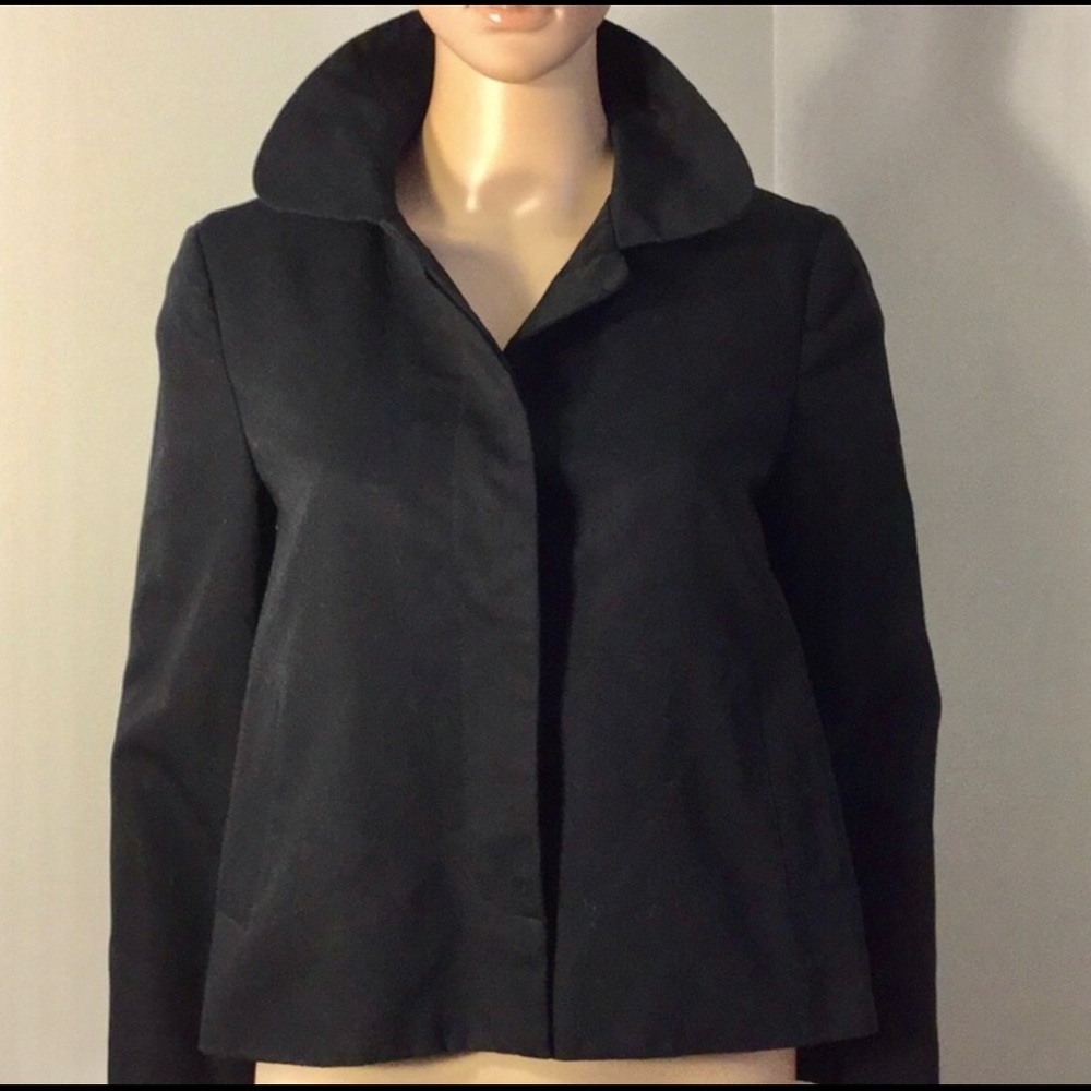 GAP Short Black cotton Jacket with pockets